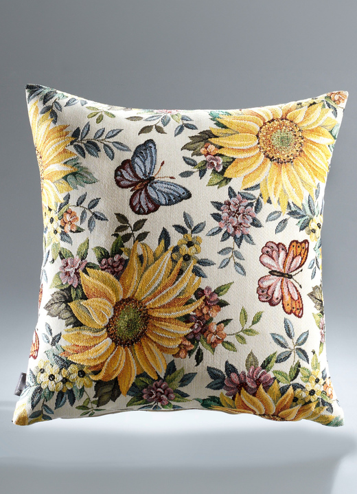 Tischdecken - Tisch- und Raumdekoration mit Sonnenblumen-Dessin, in Größe 110 (Läufer, 40/100 cm) bis 405 (Kissenbezug, 50/ 50 cm), in Farbe BUNT Ansicht 1
