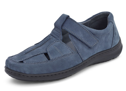 Waldläufer Slipper mit luftigen Durchbrüchen