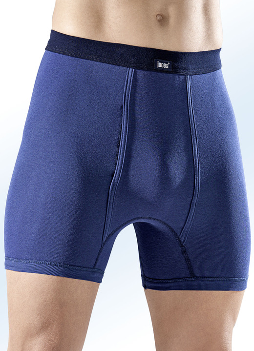 Slips & Unterhosen - Viererpack Unterhosen, uni, in Größe 005 bis 014, in Farbe 2X ULTRAMARIN-NAVY, 2X RUBIN-NAVY