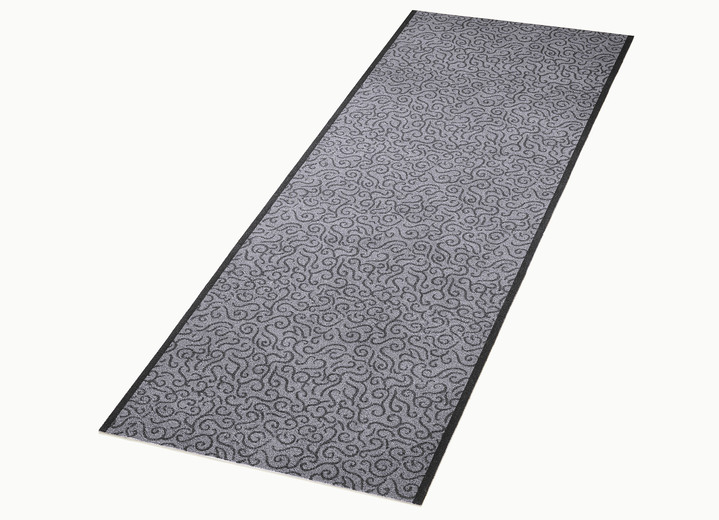 Läufer & Stufenmatten - Robuste Schmutzfangläufer nach Wunschmass, in Größe 101 (Läufer, 65 cm breit) bis 106 (Läufer, 98 cm breit), in Farbe GRAU Ansicht 1