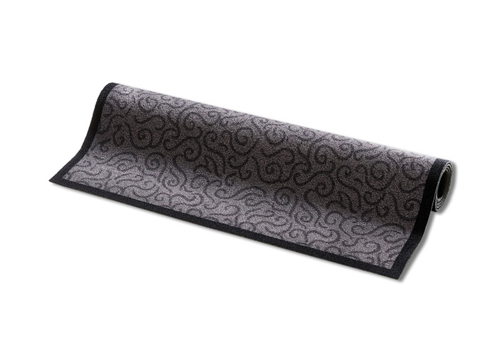 Läufer & Stufenmatten - Robuste Schmutzfangläufer nach Wunschmass, in Größe 101 (Läufer, 65 cm breit) bis 106 (Läufer, 98 cm breit), in Farbe GRAU Ansicht 1