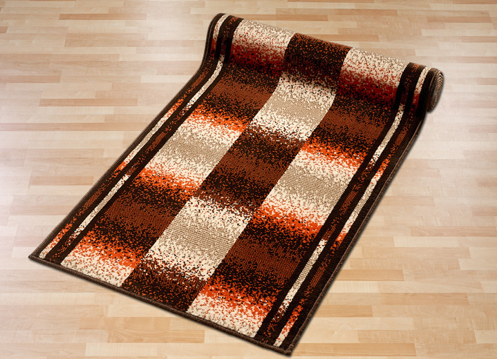 Läufer & Stufenmatten - Herrliche Läufer in Wunschlänge, in Größe 101 (Läufer, Breite: 60 cm) bis 106 (Läufer, Breite: 100 cm), in Farbe ROST Ansicht 1