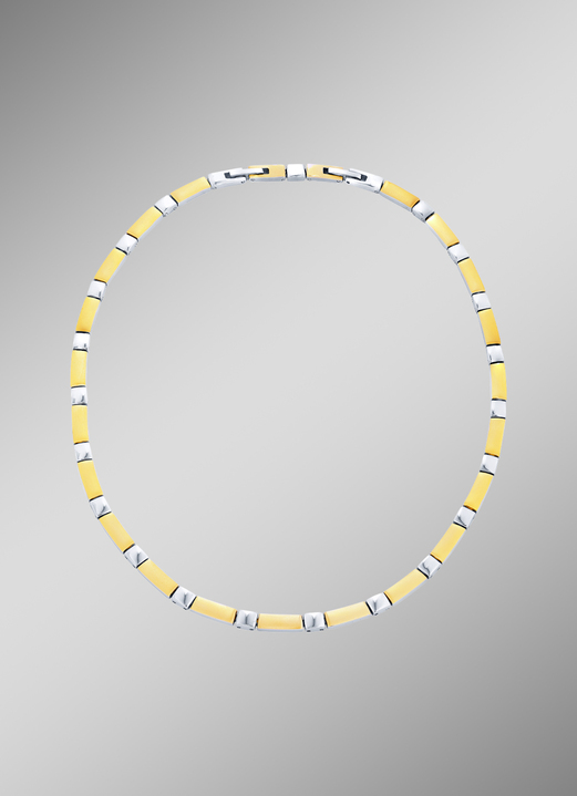 Halsketten - Wunderschön und modern: Halskette in Bicolor, in Farbe  Ansicht 1