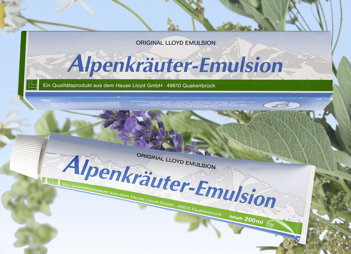 Körperpflege - Alpenkräuter-Emulsion, 2er-Pack, in Farbe