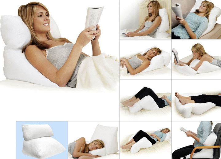 Gesunder Schlaf - Dreamolino Flip Pillow 10-in-1, in Farbe WEIß Ansicht 1