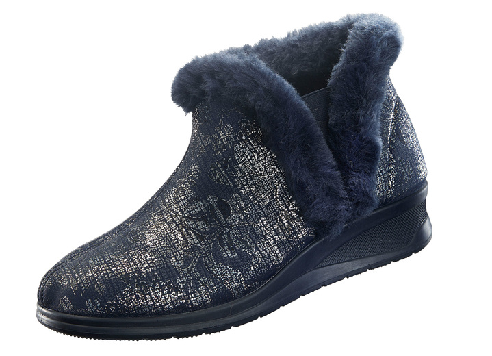 - Stiefelette für normalen bis kräftigen Fuß, in Größe 036 bis 042, in Farbe MARINE