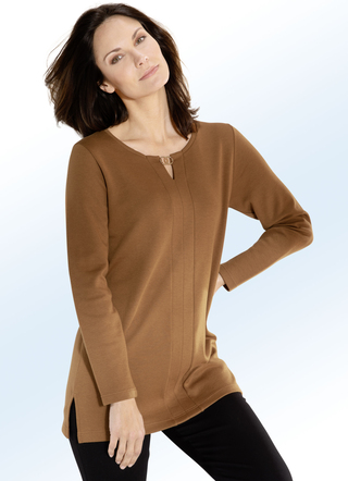 Shirt mit Zierschmuck in 2 Farben