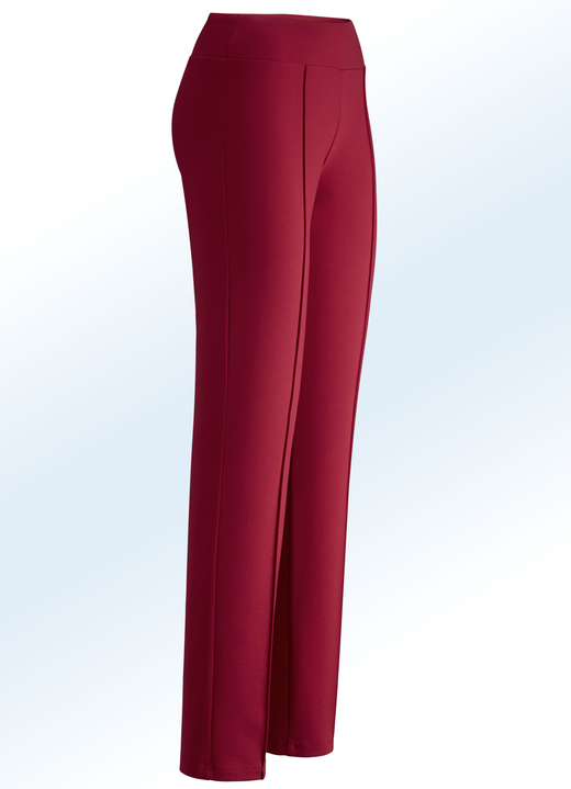 Hosen - Jerseyhose mit höherem, elastischem Formbund, in Größe 018 bis 245, in Farbe ROT Ansicht 1