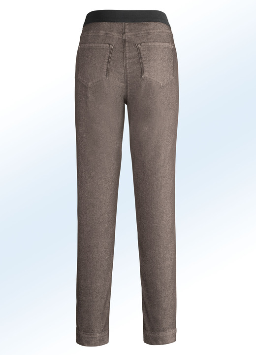- Superbequeme Power-Stretch-Jeans mit spezieller Bundverarbeitung, in Größe 018 bis 052, in Farbe TAUPE Ansicht 1