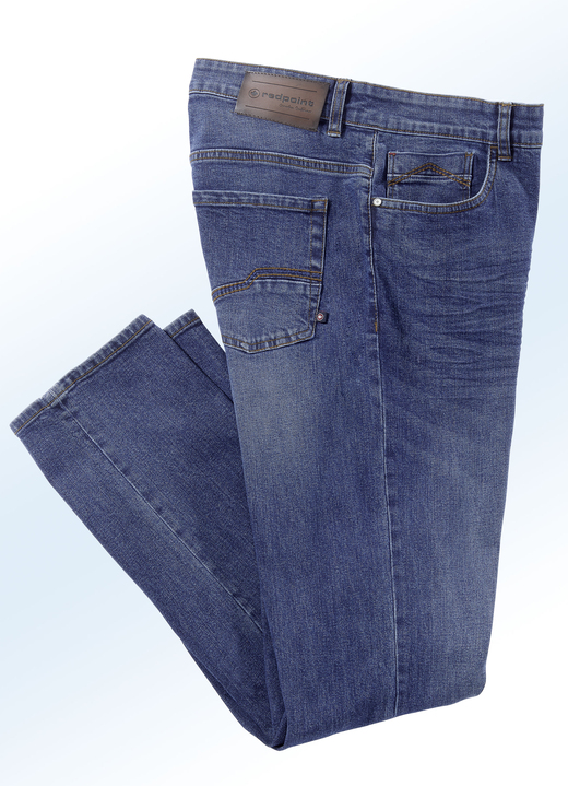 - Jeans mit Seitentaschen von «Redpoint», in Größe 024 bis 060, in Farbe JEANSBLAU