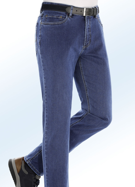 Jeans - Superstretch-Jeans von «Suprax» in 4 Farben, in Größe 024 bis 060, in Farbe JEANSBLAU Ansicht 1