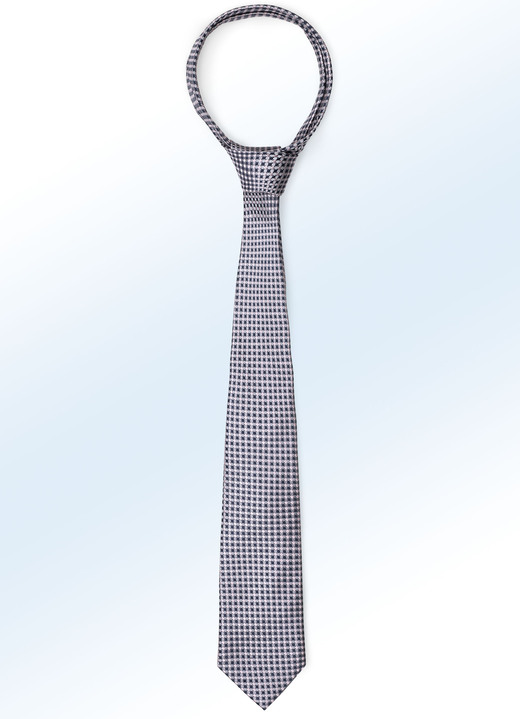 Krawatten - Gemusterte Krawatte in 6 Farben, in Farbe ROSÈ Ansicht 1