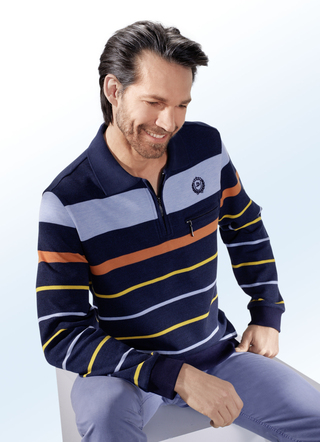 Modisches Poloshirt mit Stickerei im Vorderteil