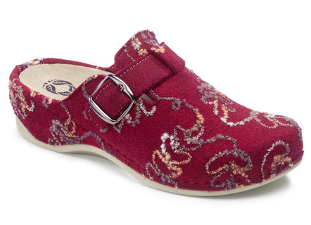 Mubb Pantoffel mit Stickmuster