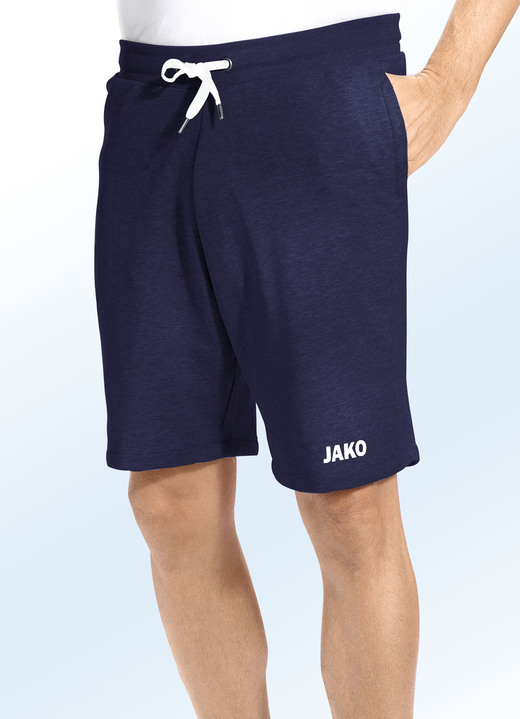 Freizeithosen - «Jako»-Shorts in 3 Farben, in Größe 3XL (58/60) bis XXL (56), in Farbe MARINE Ansicht 1