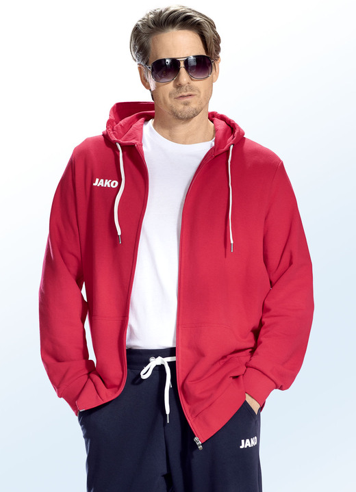 - «Jako»-Kapuzenjacke , in Größe 3XL (58/60) bis XXL (56), in Farbe ROT