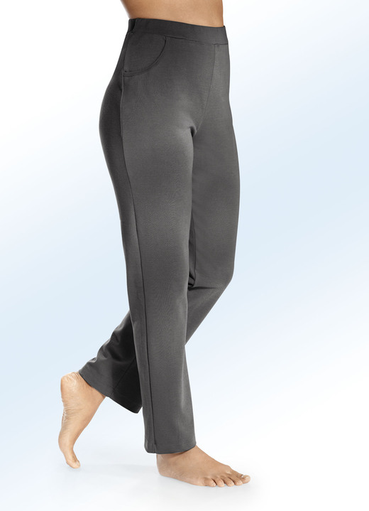 Damenmode - Hose mit zwei Schubtaschen, in Größe 018 bis 054, in Farbe ANTHRAZIT Ansicht 1