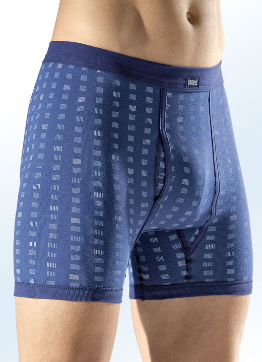 - Viererpack Unterhosen, allover dessiniert, in Größe 005 bis 014, in Farbe 2X ULTRAMARIN, 2X INDIGO