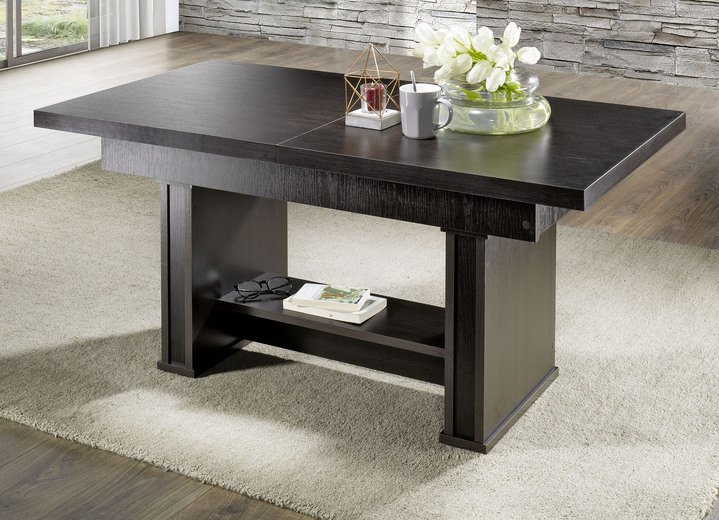 - Couchtisch, höhenverstellbar und ausziehbar, in Farbe WENGE Ansicht 1