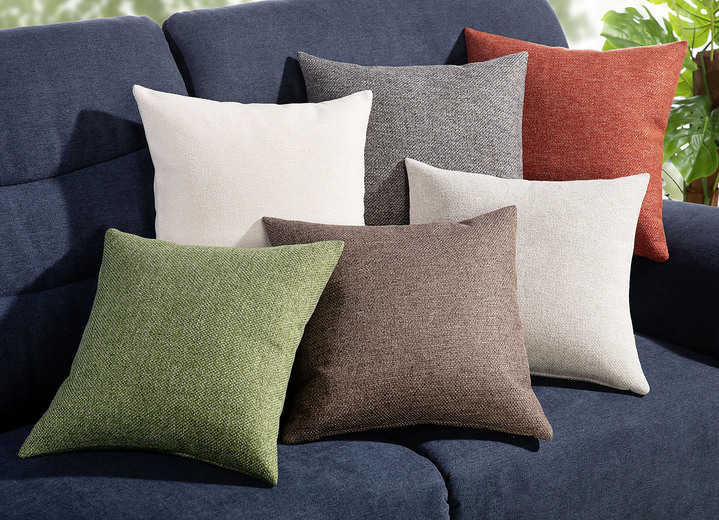 Sessel- & Sofaüberwürfe - Wohnaccessoires mit Anti-Rutsch-Beschichtung, in Größe 101 (Sesselschoner, 50x150 cm) bis 905 (2 Kissenbezüge, 40x 40 cm), in Farbe TERRA Ansicht 1