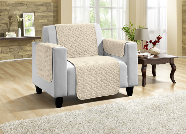 - Wohnaccessoires mit Anti-Rutsch-Beschichtung, in Größe 101 (Sesselschoner, 50x150 cm) bis 865 (2 Armlehnenschoner, 50x 70 cm), in Farbe BEIGE