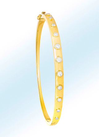 Toller Armreif mit 11 Brillanten