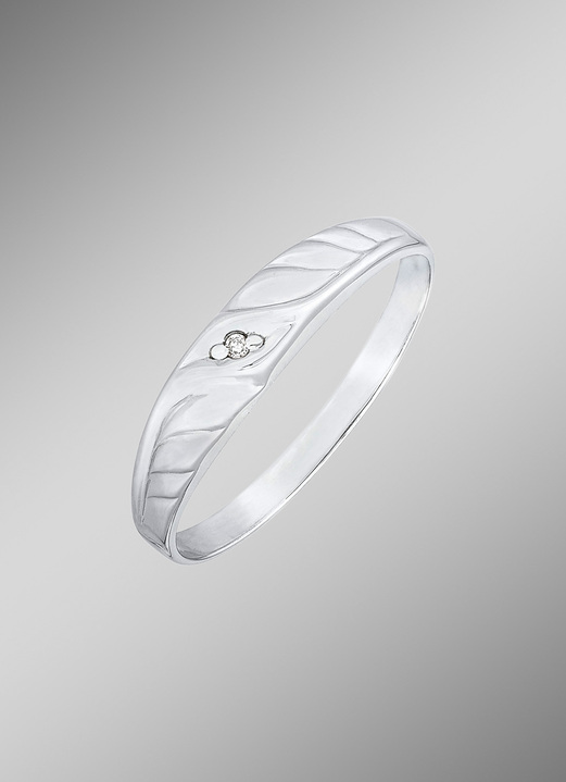 Ringe - Damenring mit Diamant, in Größe 160 bis 220, in Farbe  Ansicht 1