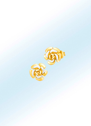 Ohrstecker in Bicolor Blume
