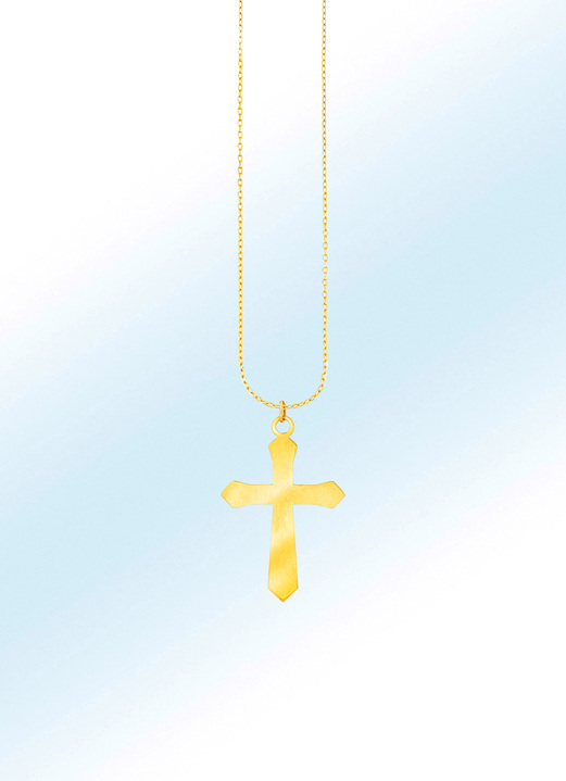 - Klassische Kreuz-Halskette, in Farbe