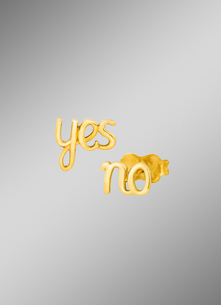 Moderne Ohrstecker yes/no