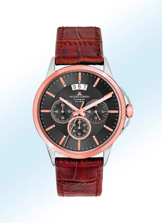 - «Jacques Lemans»-Quartz-Herrenuhr, in Farbe