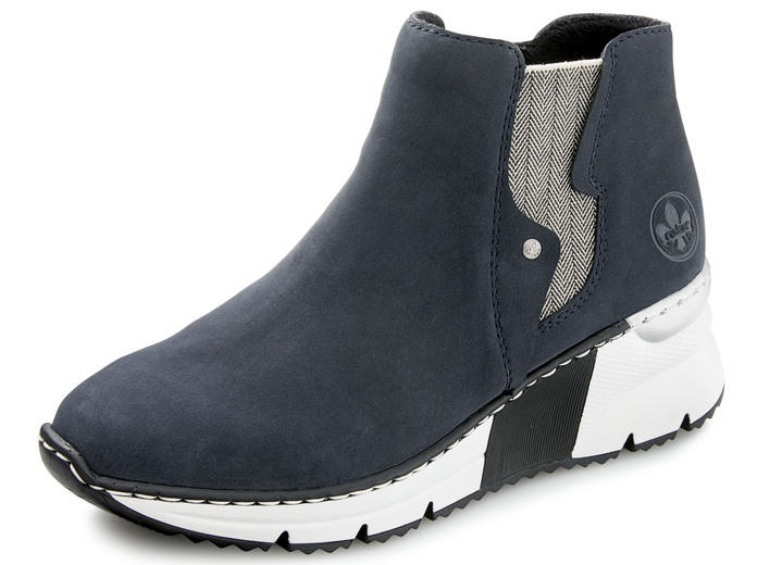 Rieker - Rieker, modische Damen-Boots, Weite G, mit Reissverschluss, in Größe 036 bis 042, in Farbe DUNKELBLAU Ansicht 1