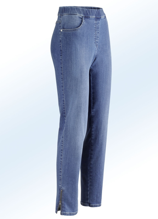 Hosen in Schlupfform - Magic-Jeans mit hohem Stretchanteil, in Größe 019 bis 058, in Farbe JEANSBLAU Ansicht 1