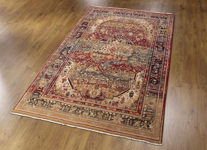 Klassisch - Brücken und Teppiche aus 100% Schurwolle, in Größe 103 (Brücke, 60x85 cm) bis 299 (Teppich, 300x380 cm), in Farbe MULTICOLOR Ansicht 1