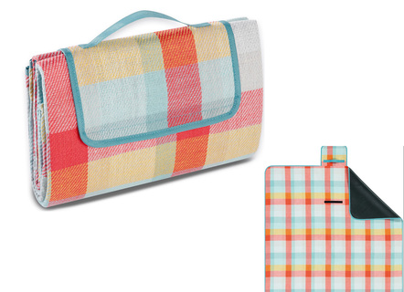 Picknickdecke mit modischem Karodessin