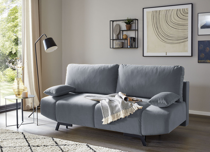 - Schlafsofa mit Bettkasten, in Farbe GRAU Ansicht 1
