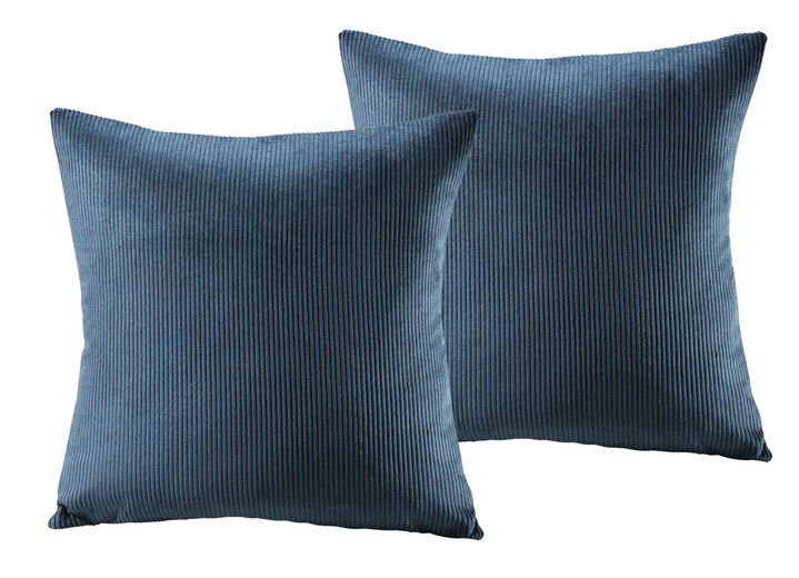 - Sesselschoner, TV-Sesselschoner, Couchschoner, Armlehnenschoner und Kissenbezüge in Cordoptik, in Größe 100 (Sesselschoner, 50x140 cm) bis 905 (2 Kissenbezüge, 40x 40 cm), in Farbe PETROL Ansicht 1