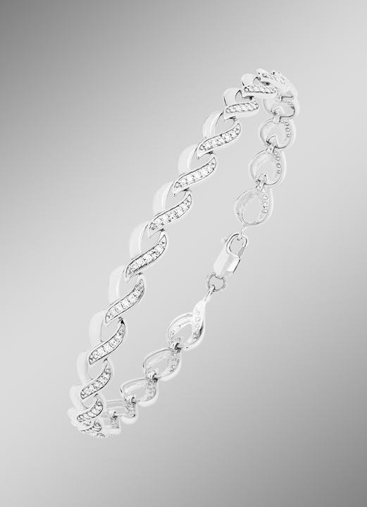- Hochwertiges Armband in Weissgold, in Farbe  Ansicht 1