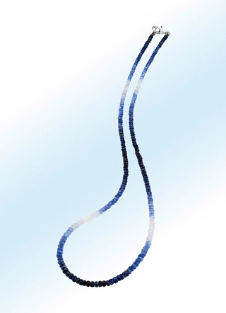 Halskette mit echt Safir