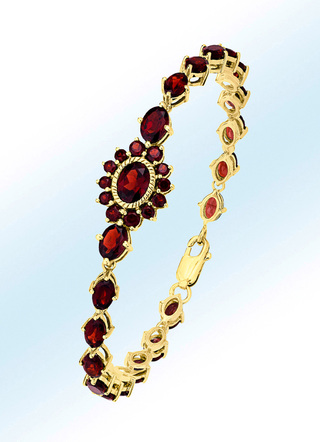 Armband mit echt Granat