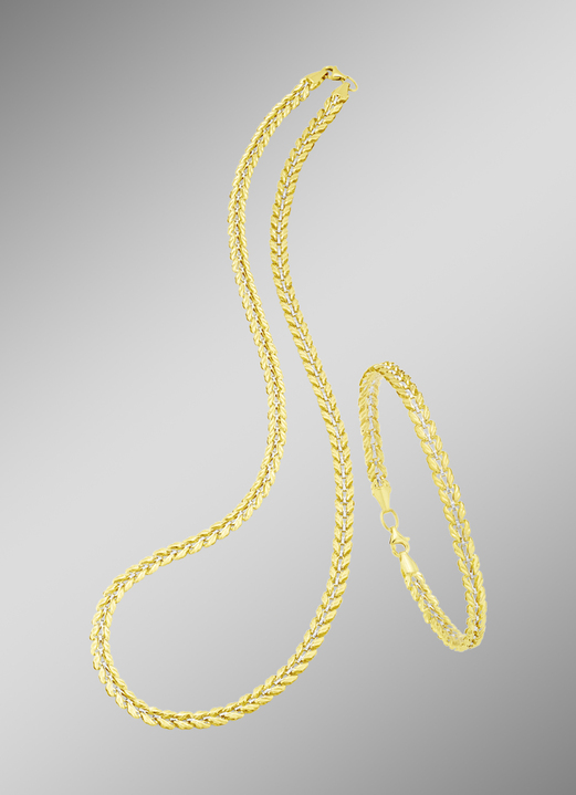 Halsketten - Attraktive Garnitur in Bicolor, in Farbe , in Ausführung Halskette Ansicht 1
