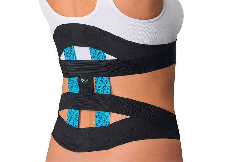 Gesunder Rücken - Epitact Rückenstützgürtel zur Verbesserung Ihrer Haltung, in Größe 1 (69–79 cm) bis 3 (89–106 cm), in Farbe SCHWARZ Ansicht 1