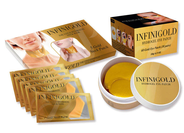 Kosmetik - Dermatologisch getestete Beauty-Pads, in Farbe GOLD, in Ausführung Augen-Pads, 30 Paar Ansicht 1