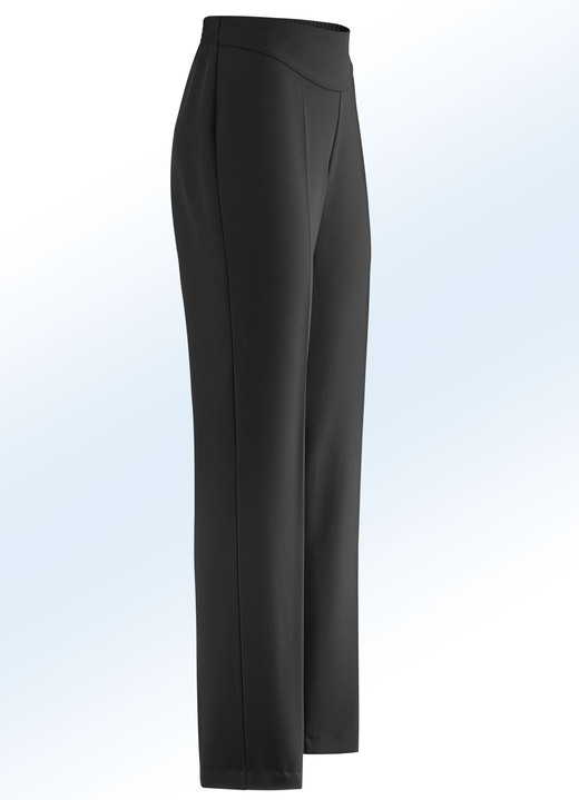Hosen - Hose in eleganter Schnittführung, in Größe 018 bis 235, in Farbe SCHWARZ Ansicht 1