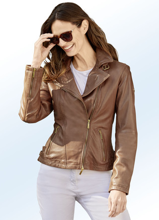 Lederkurzjacke von «Cabrini»