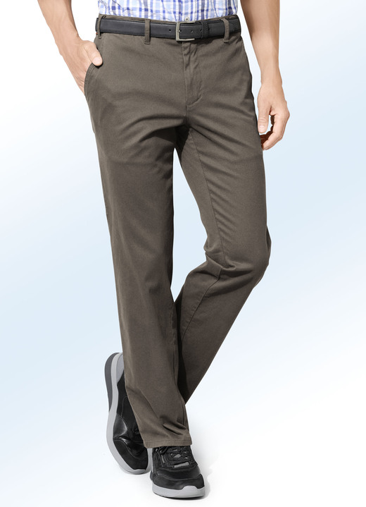 - «Francesco Botti»-Hose in 4 Farben, in Größe 024 bis 062, in Farbe TAUPE