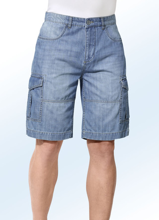 Bermudas mit Cargotaschen in 2 Farben
