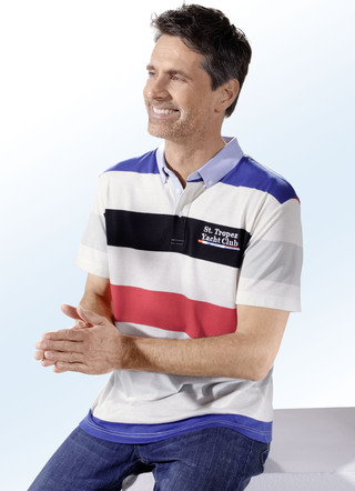 Poloshirt mit Button-Down-Kragen