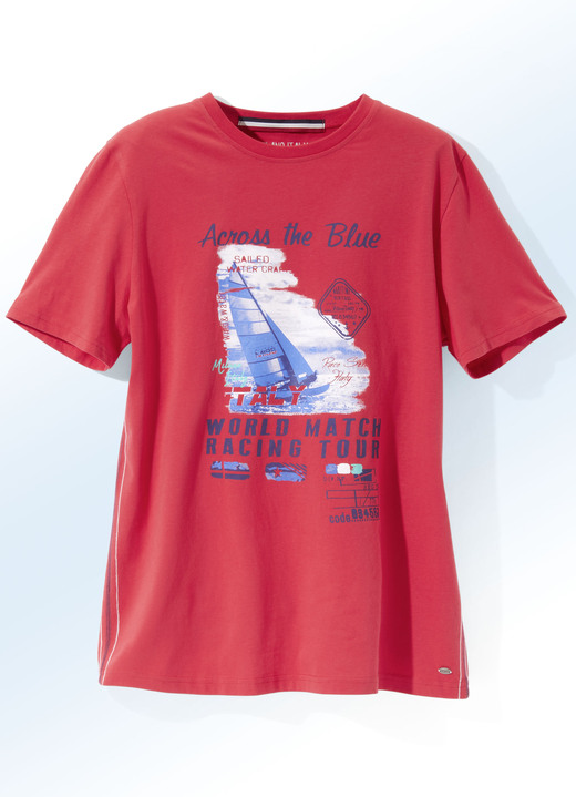 Shirts - Shirt von «Milano Italy» in 3 Farben, in Größe 3XL (64/66) bis XXL (60/62), in Farbe ROT Ansicht 1