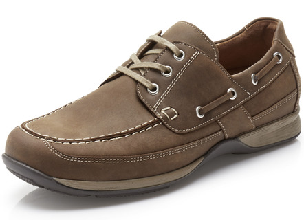 Waldläufer Schnürschuh mit Kontrast-Besätzen